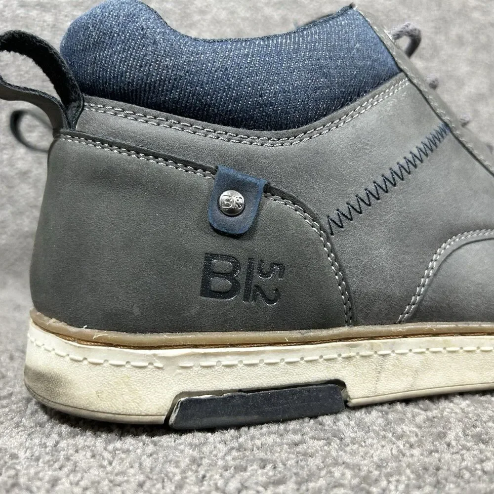 B-52 By Bullboxer Delta Men’s Size 12 Gray Blue Casual Business Shoes Used